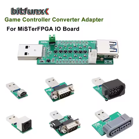BitFunx MiSTerFPGA SNAC USB 3.0 Game Controller Converter Adapter For MiSTerFPGA IO Board