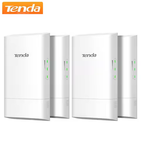 Tenda D5 Wifi6 600Mbps Outdoor CPE 7dBi Wireless 5GHz Wi-Fi AP/ Client Mode 0.2Km Transmission Range