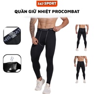 Men's thermal leggings combat pro muscle tights soccer gym badminton running 247SPORT_HN