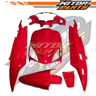 ECERAN SATUAN FULL SET Cover Body Halus Mio Sporty Merah Cabe / Body Mio Sporty Mio Lama Tameng Body