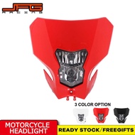 JFG Racing Motorcycle Headlight Red Light DC 12V
