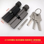 Indoor Door Lock Small75mm Lock Cylinder Bedroom Wooden Door Lock Cylinder Handle Lock Lock Core Int