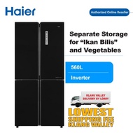 [READY STOCK, NRP1 can deliver) Haier (516L) 4 Door Inverter Refrigerator HRF-IG525AM(GB)Peti Sejuk 