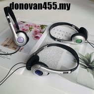 DONOVAN Retro Headset, Over Ear Millennium Wind Y2K Headphone, Fashion Vintage Personality 3.5mm Wir