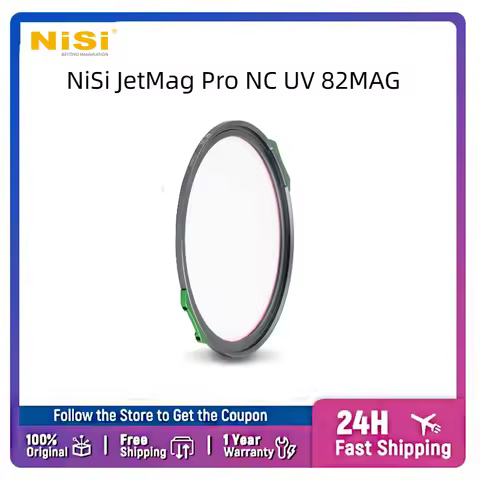 NiSi JetMag Pro FS ND4 82MAG Magnetic ND Filter, 2-Stop 0.6 Density, Full-Spectrum, Pure Neutral Col