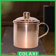 [Colaxi] Handmade Copper Tea Cup Copper Handle Mug Thickened Drinking Cup Handcrafted Copper Cup wit