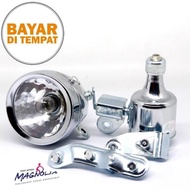 Lampu Dinamo Sepeda Ontel Kebo Mini Lampu Sepeda Jadul Kuno Besar Terang Komponen Sepeda Onthel
