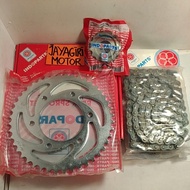 Gear Set SCORPIO 428 15T 44T 118L 5BP Pull Gear 428-15T 428-44T 428-118L Wheel Chain Chain Kit Chain