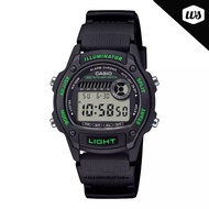[Watchspree] Casio Digital Dual Time Bio-Based Black Resin Band Watch W220H-1A3 W-220H-1A3