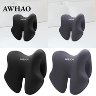 [AWHAO] Neck Pillow Memory Foam for Adults Napping Pillow for Office Travel Airport
