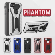 Oppo F1s F5 F7 F9 F11 F11 Pro R9S R17 Pro Phantom Knight Armor Stand Hard Rugged Cover Silicone Phone Case
