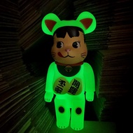 28CM Bearbrick 400% Grow in the Dark Fujiya Cartoon Blocks Bear Collectible Model Toy Action Figure