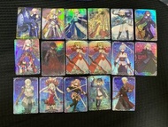 fgo 餅卡（17張）