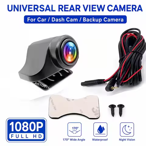 170 Wide Viewing Angle JISUIDA GM AHD 5-Pin Dash Cam Night Vision IP68 Waterproof Car Rear View Reve