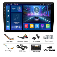 4/8Core 6+64G/8+128G กล้องหลังฟรี จอ android รถยนต์ ระบบทำความเย็น การควบคุมพวงมาลัย Android Auto Ca