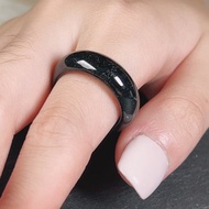 墨翠翡翠戒指戒圈 | 國際15.5圍 | 天然緬甸玉A貨翡翠 | 送禮