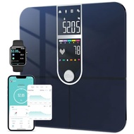 Smart Scales for Body Weight, Dual Screen Display Digital Bathroom Scale High Accuracy Analyze 17 Bo