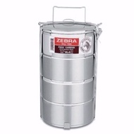 12cm x 4, 14cm x 4, 16cm x 4 stainless steel Food Carrier 100% original Thailand Zebra