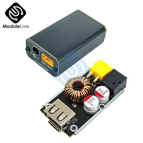 DC 9V-35V 65W Full Protocol Mobile Phone Fast Charging Module DC 12V 24V Charger Module Supports QC4
