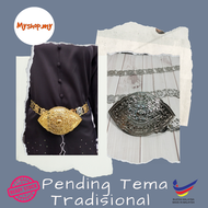 Pending Tema Dan Tali Pinggang Klasik Tradisional Pengantin