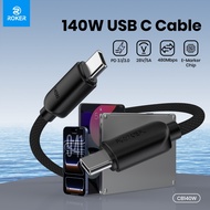 ROKER CB140W USB C to USB C 140W PD 3.1 Fast Charging E-Marker Chip Type C Cable 5V 28A 140 watt