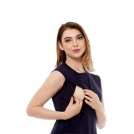 Sleeveless Nursing Shirt Cuffs or Bunsui Lekbong Nursing Shirt Nursing Top Nursing Blouse for Breast