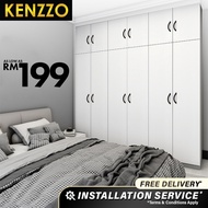 KENZZO : 10/6/4 DOORS almari baju besar & tinggi / Almari baju /kabinet baju / almari baju budak /5 