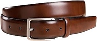 Fenix Men's Adjustable Leather Belt Bari Size 85 cm to 110 cm, Leather Belt Men with Buckle, 30 mm W