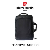 Pierre cardin (ปีแอร์การ์แดง) กระเป๋าเอกสาร กระเป๋าโน็ตบุ๊ค กระเป๋าถือNylonทรงแมสเซนเจอร์ มีช่องใส่ข