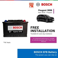 Bosch ST Hightec EFB LN3 / DIN70 Battery for Peugeot 3008 (12-month warranty)