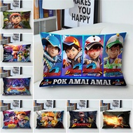 Boboiboy Movie Pillowcase Cartoon Living Room Car Sofa Gift Pillowcase (without Pillow Core)