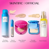 [5PCS-MAKEUP] SKINTIFIC GLOW  PERFECT MAKEUP SET – Skin Cooling Spray Pad + Cover Glow Cerfect Cushi
