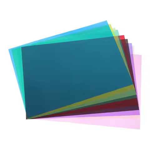 10Pcs Colorful PVC Sheets 0.3mm A4 Size for Engraving Printing Signs Blank Plastic Cards Craft PVC S