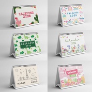 A6 2026 Desk Calendar - Aesthetic Desk Calendar 2026 - A6 MOTIF Calendar by. TOKE