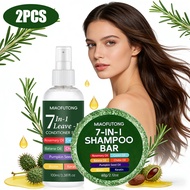 2PCS 7 in one shampoo soap and conditioner wash set, rich in rosemary, batana oil, castor oil and ot
