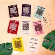 QRCode Arcylic A4 Readystock