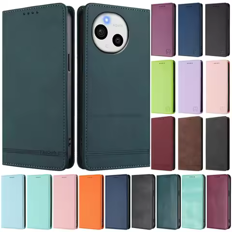 Sense 10 Case For Sharp Aquos sense10 Cover Leather Magnetic Cover on for Sharp Aquos Sense 10 sense