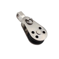 【HODRD0419】Pactrade Marine 2PCS Canoe Boat Sailboat Kayak Anchor Trolley SS316 Pulley Block