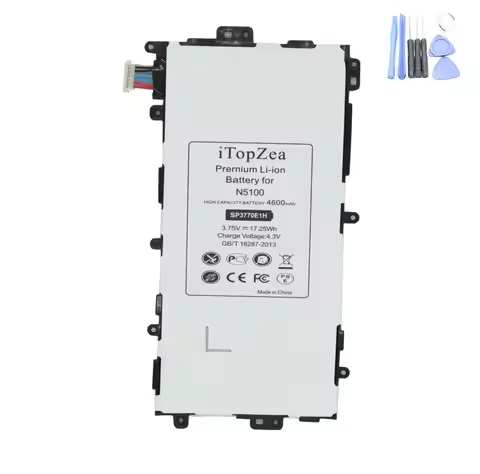 iTopZea 4600mAh SP3770E1H Replacement Battery For Samsung Galaxy Note 8.0 8 3G GT-N5100 GT-N5110 N51