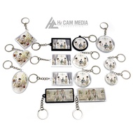 GANTUNGAN Square 2-Sided Acrylic Keychain