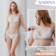 รหัส SBL23006WH Sabina เซตชุดชั้นใน JANESUDA x SABINA เสื้อชั้นในไร้โครง Rosie รหัส SBL23006WH SUL23