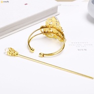 Han Chinese Clothing Hair Crown Scholar's Four Jewels Style Hair Accessory for Han Clothes Dress Mat