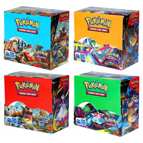 360Pcs Pokemon Card MEGA EVOLUTION Lucario Prismatic Evolutions Game Cartoon English Booster Battle 
