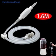 Familiesandflash> 1.6m Plastic Brewing Siphon Hose Wine Beer Making Tool Brewing Food Grade Grade Ma