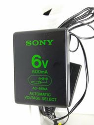全新 日製 Sony AC-66NA CD / MD / DAT 隨身聽用變壓器 DC 6V 600ma