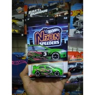 Hotwheels Neon Speeders Silver Series 2008 Lancer Evolution 2025