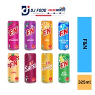 (Unit) F&N Tin 325ml Grape / Orange / Ice Cream Soda / Sarsi / Zapple / Ginger
