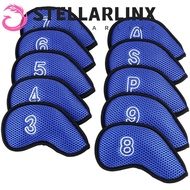STELLARLINX Golf Club Cover Sports 10pcs Golf Head Cover Protective Cover With Number Design 3,4,5,6