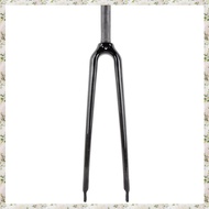 (UJCZ) Full Carbon Fiber Road Bike Front Fork Straight Tube Black Bicycle Fork Vintage Bicycle Fork