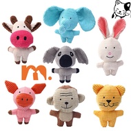 [Muhsinpet] Pet Plush Toy Molar Bite Resistant Cute Animal Shape Sound Paper Pet Sound Toy